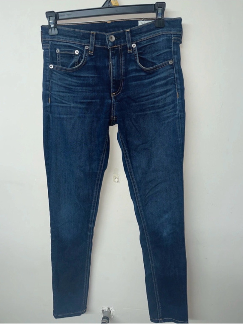 rag & bone Women's Dark Blue Skinny Jeans